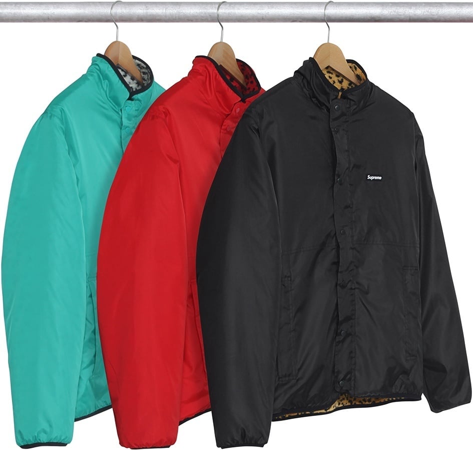 Leopard Fleece Reversible Jacket